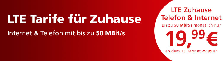 Vodafone Lte Zuhause Telefon Internet 50000